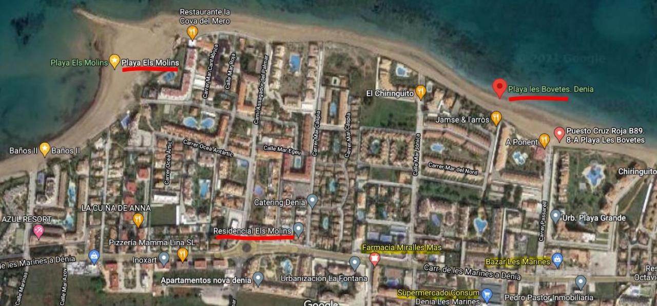 Appartement Els Molins Atico Con Azotea Privada A 500M De La Playa à Dénia Extérieur photo